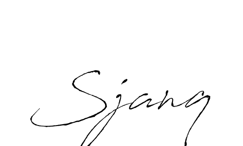 Make a beautiful signature design for name Sjanq. Use this online signature maker to create a handwritten signature for free. Sjanq signature style 6 images and pictures png