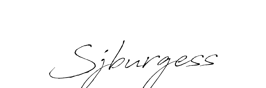 Sjburgess stylish signature style. Best Handwritten Sign (Antro_Vectra) for my name. Handwritten Signature Collection Ideas for my name Sjburgess. Sjburgess signature style 6 images and pictures png