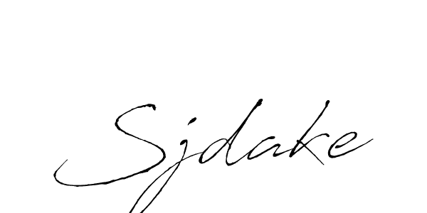 Make a beautiful signature design for name Sjdake. Use this online signature maker to create a handwritten signature for free. Sjdake signature style 6 images and pictures png