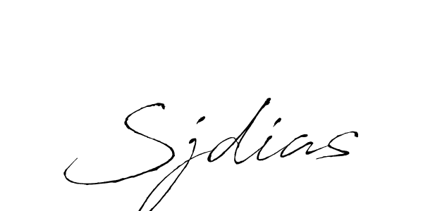 How to make Sjdias name signature. Use Antro_Vectra style for creating short signs online. This is the latest handwritten sign. Sjdias signature style 6 images and pictures png