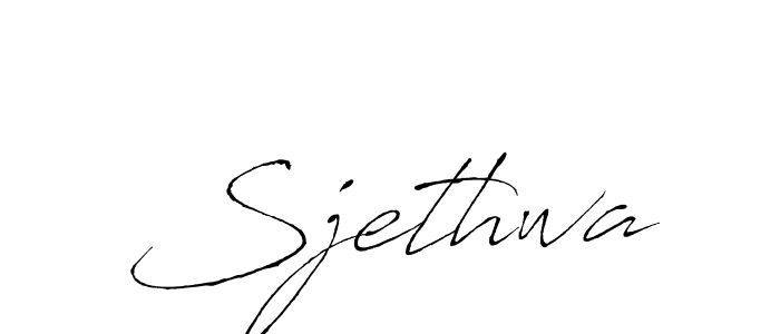 It looks lik you need a new signature style for name Sjethwa. Design unique handwritten (Antro_Vectra) signature with our free signature maker in just a few clicks. Sjethwa signature style 6 images and pictures png
