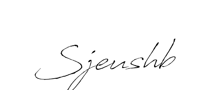 How to make Sjeushb name signature. Use Antro_Vectra style for creating short signs online. This is the latest handwritten sign. Sjeushb signature style 6 images and pictures png