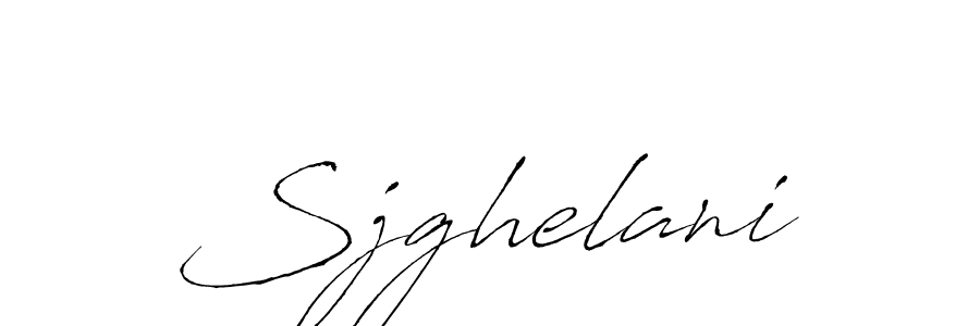 You should practise on your own different ways (Antro_Vectra) to write your name (Sjghelani) in signature. don't let someone else do it for you. Sjghelani signature style 6 images and pictures png