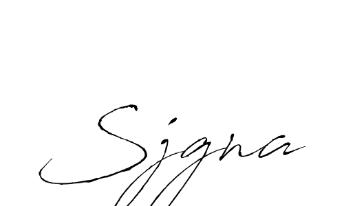 Sjgna stylish signature style. Best Handwritten Sign (Antro_Vectra) for my name. Handwritten Signature Collection Ideas for my name Sjgna. Sjgna signature style 6 images and pictures png