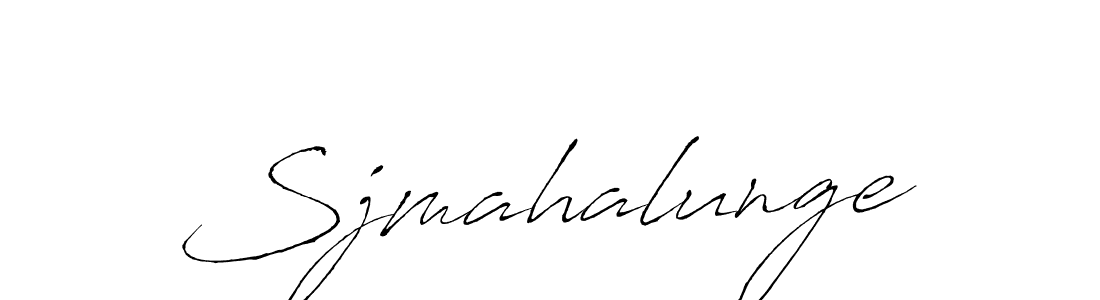 Also we have Sjmahalunge name is the best signature style. Create professional handwritten signature collection using Antro_Vectra autograph style. Sjmahalunge signature style 6 images and pictures png