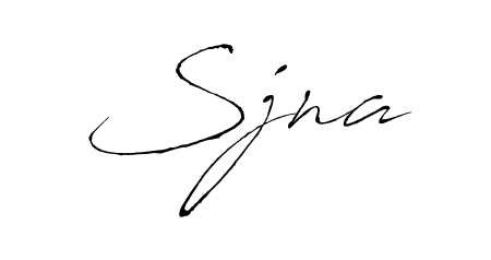 How to Draw Sjna signature style? Antro_Vectra is a latest design signature styles for name Sjna. Sjna signature style 6 images and pictures png