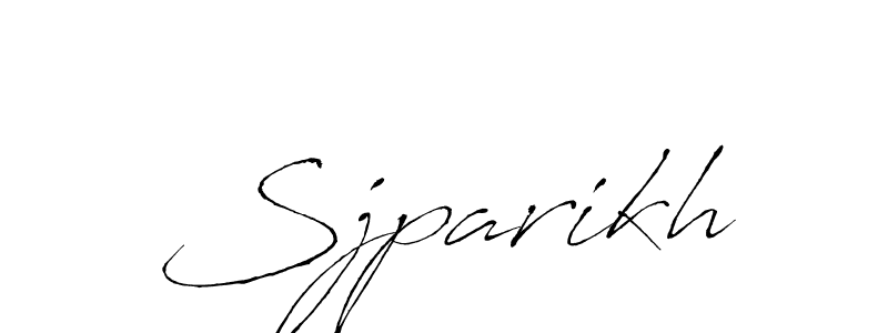 How to make Sjparikh name signature. Use Antro_Vectra style for creating short signs online. This is the latest handwritten sign. Sjparikh signature style 6 images and pictures png