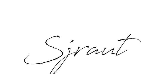 Also we have Sjraut name is the best signature style. Create professional handwritten signature collection using Antro_Vectra autograph style. Sjraut signature style 6 images and pictures png