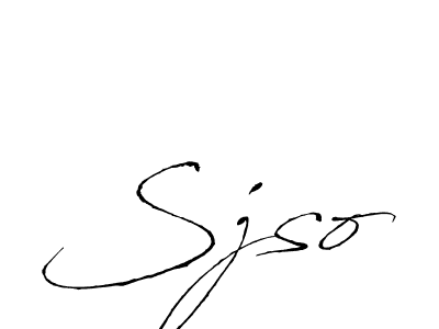 The best way (Antro_Vectra) to make a short signature is to pick only two or three words in your name. The name Sjso include a total of six letters. For converting this name. Sjso signature style 6 images and pictures png