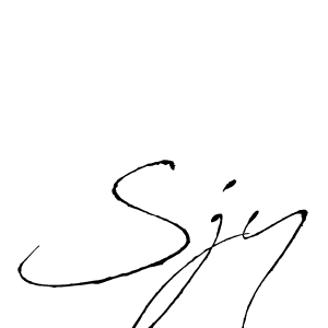 if you are searching for the best signature style for your name Sjy. so please give up your signature search. here we have designed multiple signature styles  using Antro_Vectra. Sjy signature style 6 images and pictures png