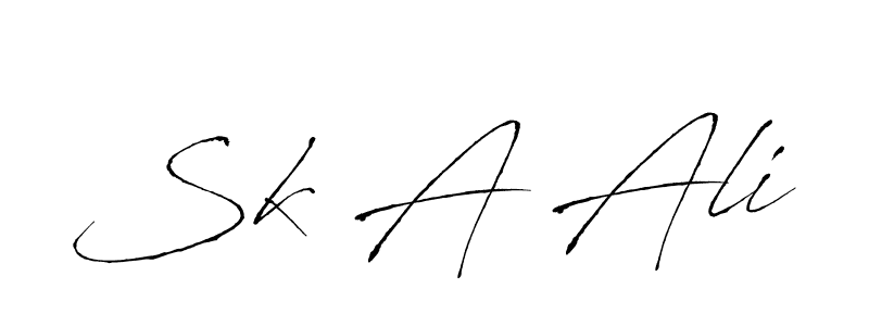 Make a beautiful signature design for name Sk A Ali. Use this online signature maker to create a handwritten signature for free. Sk A Ali signature style 6 images and pictures png