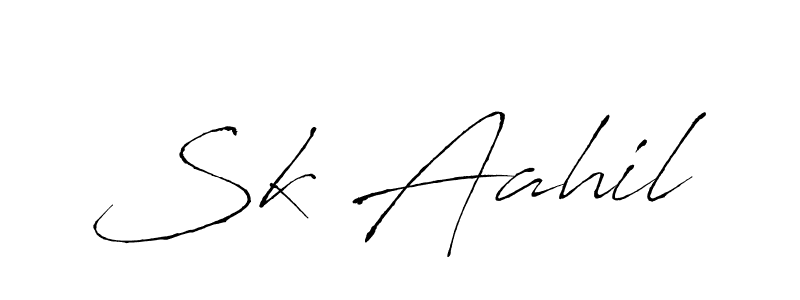 You can use this online signature creator to create a handwritten signature for the name Sk Aahil. This is the best online autograph maker. Sk Aahil signature style 6 images and pictures png