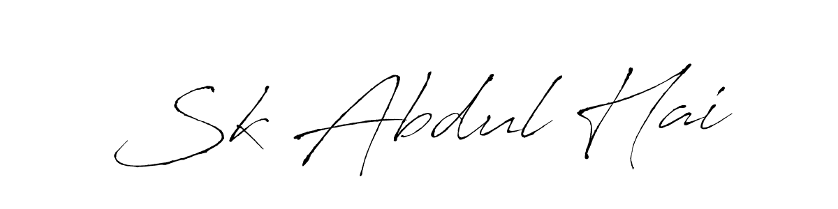 Make a beautiful signature design for name Sk Abdul Hai. With this signature (Antro_Vectra) style, you can create a handwritten signature for free. Sk Abdul Hai signature style 6 images and pictures png