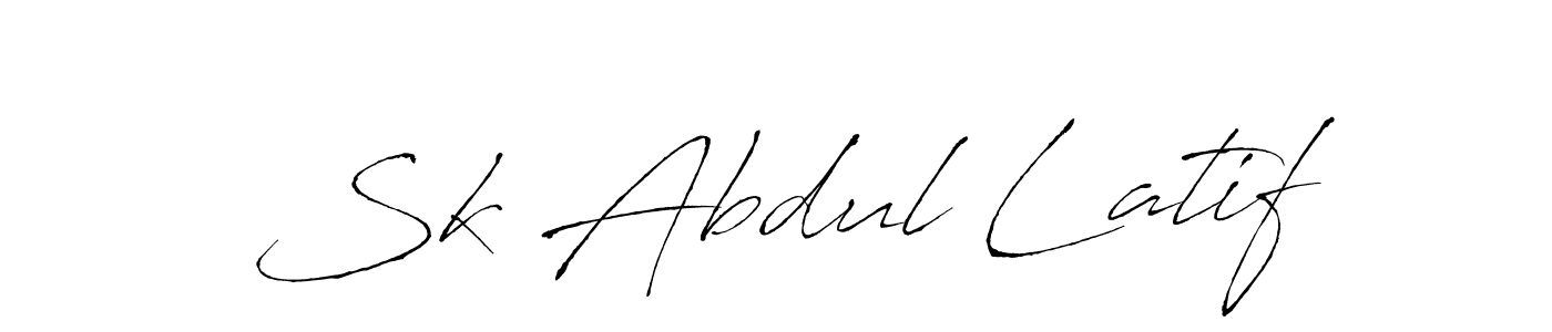 Use a signature maker to create a handwritten signature online. With this signature software, you can design (Antro_Vectra) your own signature for name Sk Abdul Latif. Sk Abdul Latif signature style 6 images and pictures png