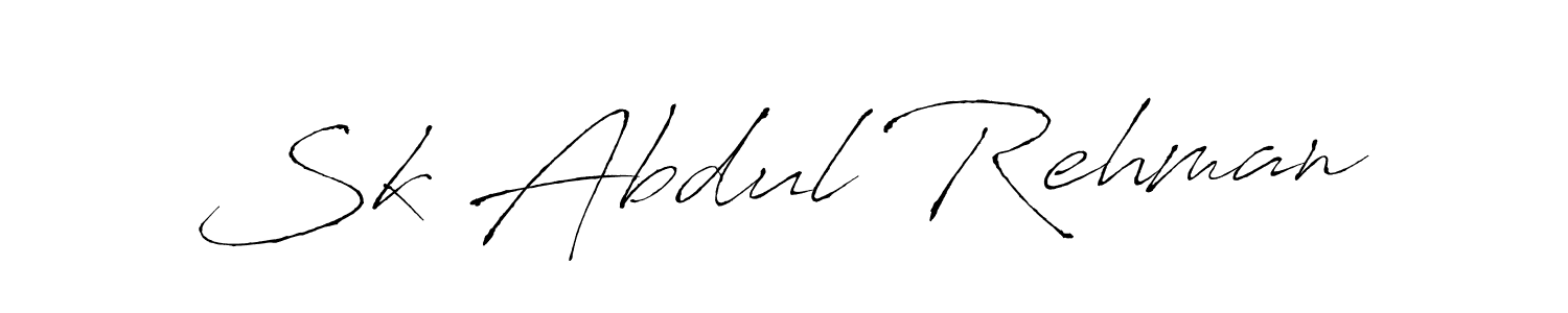 Use a signature maker to create a handwritten signature online. With this signature software, you can design (Antro_Vectra) your own signature for name Sk Abdul Rehman. Sk Abdul Rehman signature style 6 images and pictures png