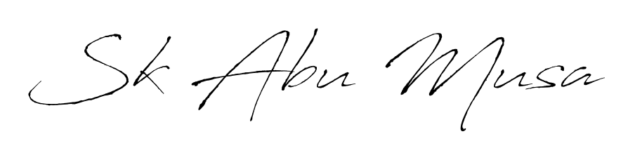 The best way (Antro_Vectra) to make a short signature is to pick only two or three words in your name. For converting this name Sk Abu Musa. Sk Abu Musa signature style 6 images and pictures png