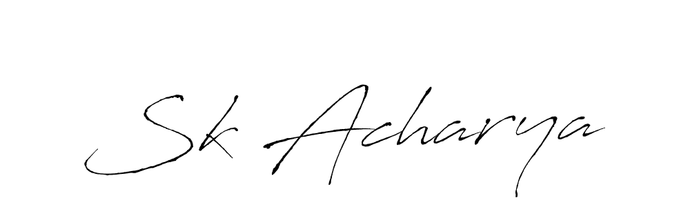 Similarly Antro_Vectra is the best handwritten signature design. Signature creator online .You can use it as an online autograph creator for name Sk Acharya. Sk Acharya signature style 6 images and pictures png