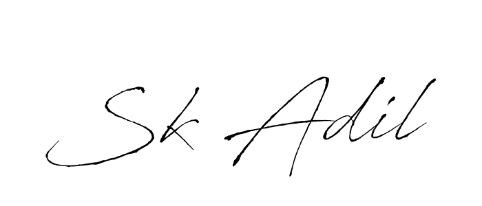 Once you've used our free online signature maker to create your best signature Antro_Vectra style, it's time to enjoy all of the benefits that Sk Adil name signing documents. Sk Adil signature style 6 images and pictures png