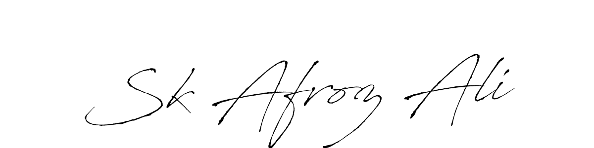 Sk Afroz Ali stylish signature style. Best Handwritten Sign (Antro_Vectra) for my name. Handwritten Signature Collection Ideas for my name Sk Afroz Ali. Sk Afroz Ali signature style 6 images and pictures png