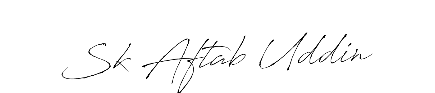 It looks lik you need a new signature style for name Sk Aftab Uddin. Design unique handwritten (Antro_Vectra) signature with our free signature maker in just a few clicks. Sk Aftab Uddin signature style 6 images and pictures png