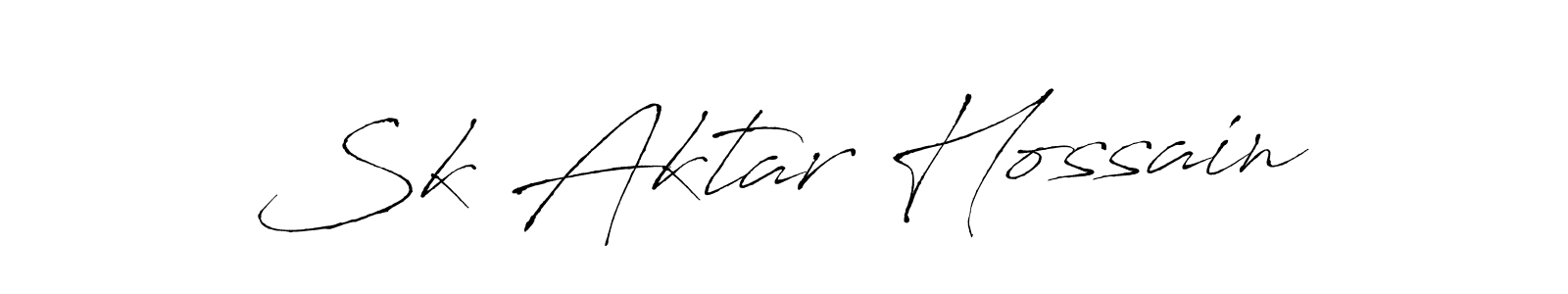 Make a beautiful signature design for name Sk Aktar Hossain. Use this online signature maker to create a handwritten signature for free. Sk Aktar Hossain signature style 6 images and pictures png