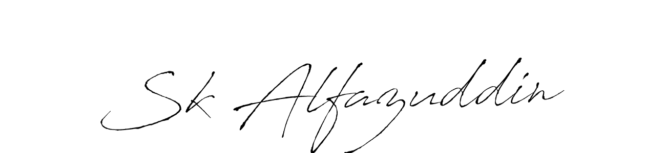 Use a signature maker to create a handwritten signature online. With this signature software, you can design (Antro_Vectra) your own signature for name Sk Alfazuddin. Sk Alfazuddin signature style 6 images and pictures png