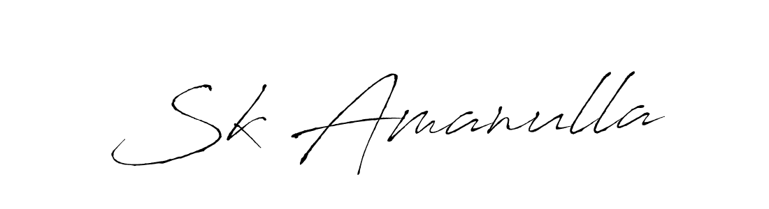 if you are searching for the best signature style for your name Sk Amanulla. so please give up your signature search. here we have designed multiple signature styles  using Antro_Vectra. Sk Amanulla signature style 6 images and pictures png