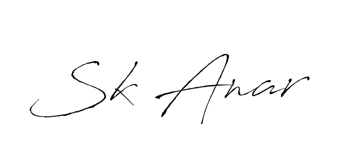 Make a beautiful signature design for name Sk Anar. Use this online signature maker to create a handwritten signature for free. Sk Anar signature style 6 images and pictures png