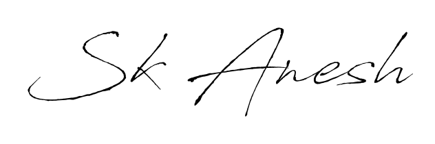 Get an exclusive digital autograph for Sk Anesh. The Antro_Vectra typeface captures the charm of real penmanship on paper. Sk Anesh signature style 6 images and pictures png