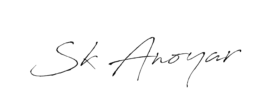 It looks lik you need a new signature style for name Sk Anoyar. Design unique handwritten (Antro_Vectra) signature with our free signature maker in just a few clicks. Sk Anoyar signature style 6 images and pictures png