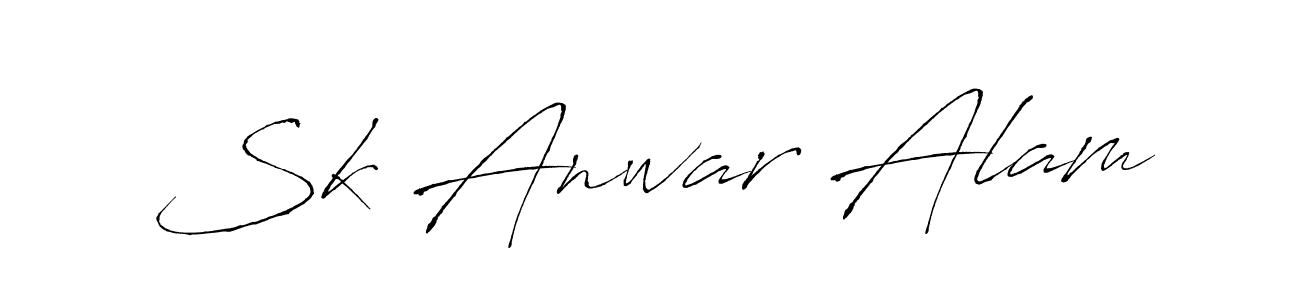 How to make Sk Anwar Alam signature? Antro_Vectra is a professional autograph style. Create handwritten signature for Sk Anwar Alam name. Sk Anwar Alam signature style 6 images and pictures png
