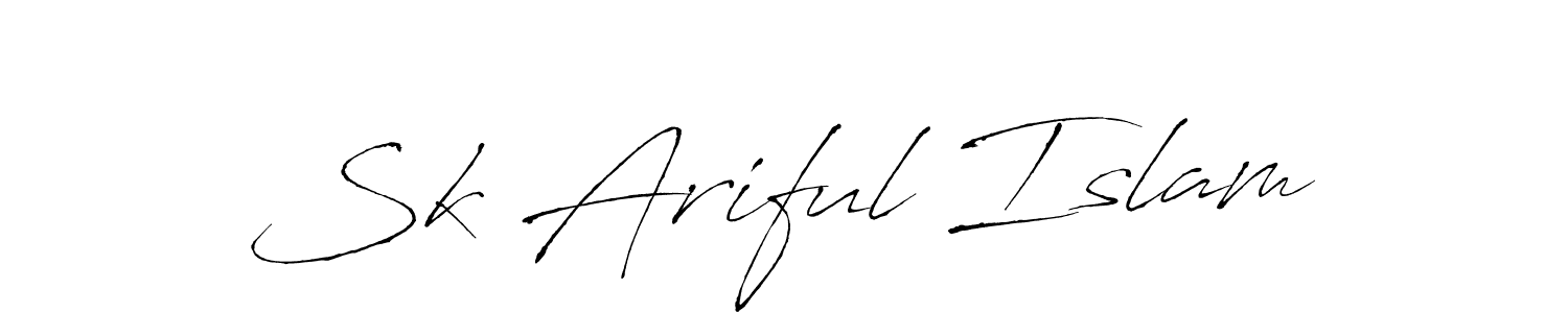 It looks lik you need a new signature style for name Sk Ariful Islam. Design unique handwritten (Antro_Vectra) signature with our free signature maker in just a few clicks. Sk Ariful Islam signature style 6 images and pictures png