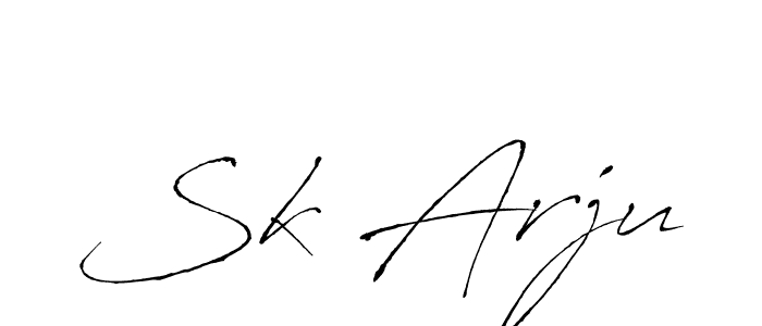 Once you've used our free online signature maker to create your best signature Antro_Vectra style, it's time to enjoy all of the benefits that Sk Arju name signing documents. Sk Arju signature style 6 images and pictures png