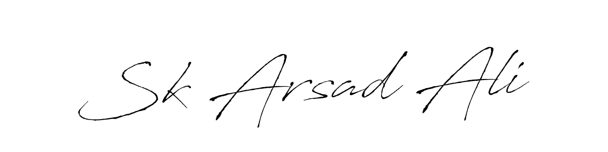 if you are searching for the best signature style for your name Sk Arsad Ali. so please give up your signature search. here we have designed multiple signature styles  using Antro_Vectra. Sk Arsad Ali signature style 6 images and pictures png