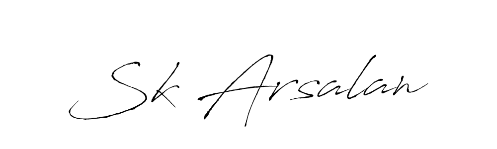 You can use this online signature creator to create a handwritten signature for the name Sk Arsalan. This is the best online autograph maker. Sk Arsalan signature style 6 images and pictures png