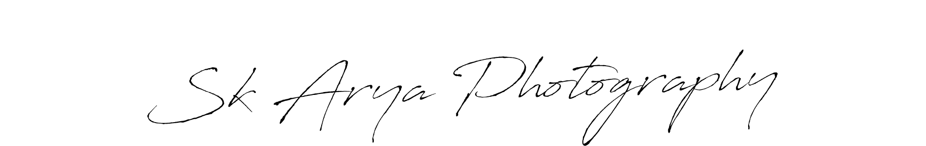 How to make Sk Arya Photography signature? Antro_Vectra is a professional autograph style. Create handwritten signature for Sk Arya Photography name. Sk Arya Photography signature style 6 images and pictures png