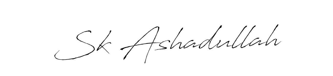 Once you've used our free online signature maker to create your best signature Antro_Vectra style, it's time to enjoy all of the benefits that Sk Ashadullah name signing documents. Sk Ashadullah signature style 6 images and pictures png