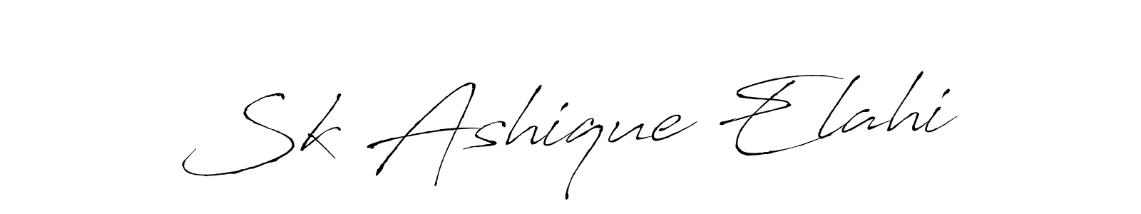 Use a signature maker to create a handwritten signature online. With this signature software, you can design (Antro_Vectra) your own signature for name Sk Ashique Elahi. Sk Ashique Elahi signature style 6 images and pictures png