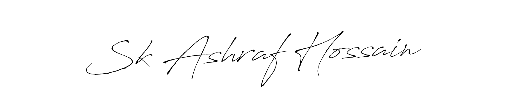 Make a beautiful signature design for name Sk Ashraf Hossain. Use this online signature maker to create a handwritten signature for free. Sk Ashraf Hossain signature style 6 images and pictures png