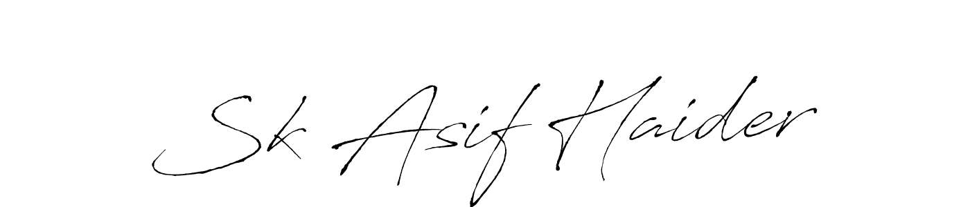 Make a short Sk Asif Haider signature style. Manage your documents anywhere anytime using Antro_Vectra. Create and add eSignatures, submit forms, share and send files easily. Sk Asif Haider signature style 6 images and pictures png