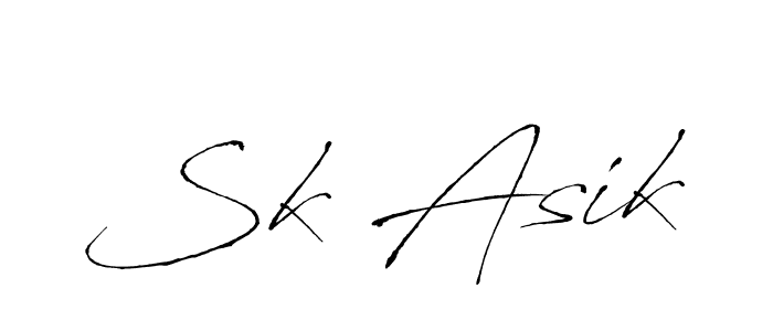 Make a beautiful signature design for name Sk Asik. Use this online signature maker to create a handwritten signature for free. Sk Asik signature style 6 images and pictures png