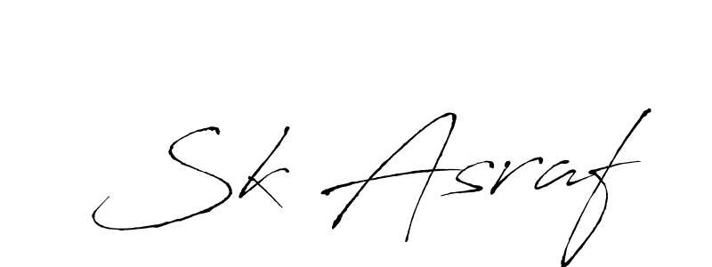 Also we have Sk Asraf name is the best signature style. Create professional handwritten signature collection using Antro_Vectra autograph style. Sk Asraf signature style 6 images and pictures png