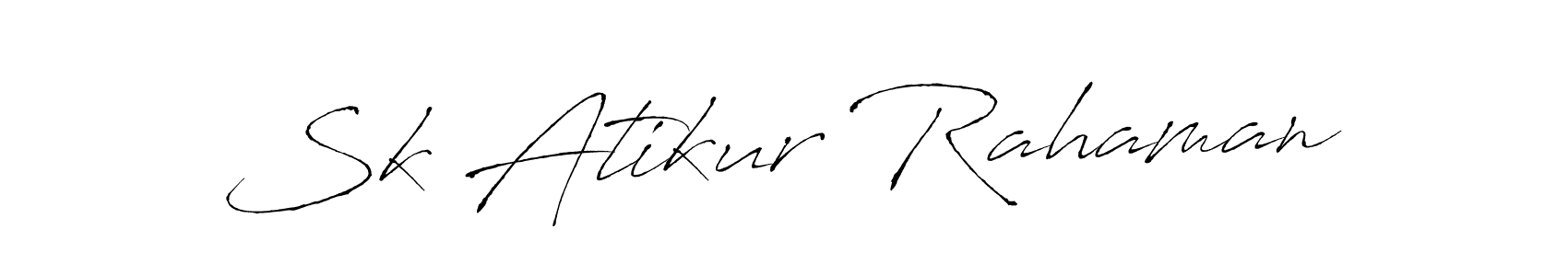 Use a signature maker to create a handwritten signature online. With this signature software, you can design (Antro_Vectra) your own signature for name Sk Atikur Rahaman. Sk Atikur Rahaman signature style 6 images and pictures png