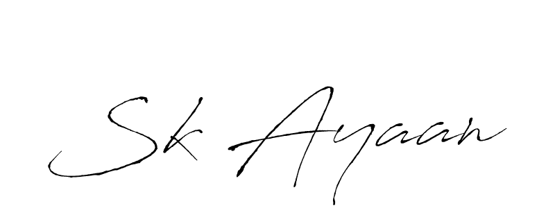 Also You can easily find your signature by using the search form. We will create Sk Ayaan name handwritten signature images for you free of cost using Antro_Vectra sign style. Sk Ayaan signature style 6 images and pictures png