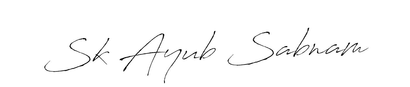 Also You can easily find your signature by using the search form. We will create Sk Ayub Sabnam name handwritten signature images for you free of cost using Antro_Vectra sign style. Sk Ayub Sabnam signature style 6 images and pictures png