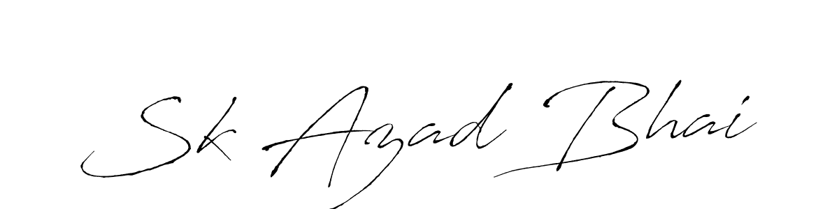 The best way (Antro_Vectra) to make a short signature is to pick only two or three words in your name. The name Sk Azad Bhai include a total of six letters. For converting this name. Sk Azad Bhai signature style 6 images and pictures png