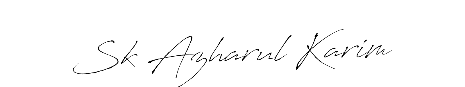 How to Draw Sk Azharul Karim signature style? Antro_Vectra is a latest design signature styles for name Sk Azharul Karim. Sk Azharul Karim signature style 6 images and pictures png