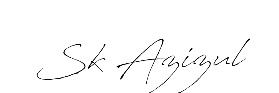 if you are searching for the best signature style for your name Sk Azizul. so please give up your signature search. here we have designed multiple signature styles  using Antro_Vectra. Sk Azizul signature style 6 images and pictures png