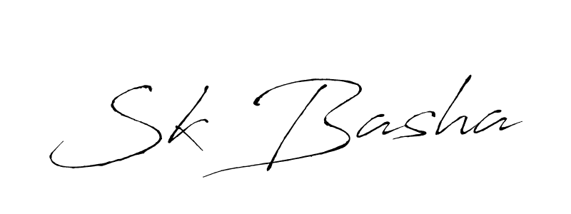 How to make Sk Basha name signature. Use Antro_Vectra style for creating short signs online. This is the latest handwritten sign. Sk Basha signature style 6 images and pictures png