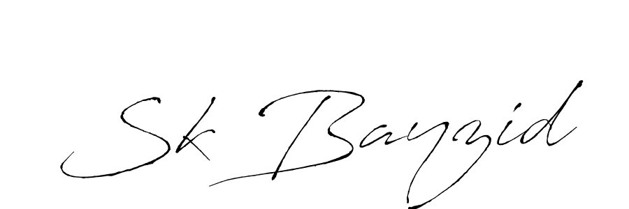 Create a beautiful signature design for name Sk Bayzid. With this signature (Antro_Vectra) fonts, you can make a handwritten signature for free. Sk Bayzid signature style 6 images and pictures png